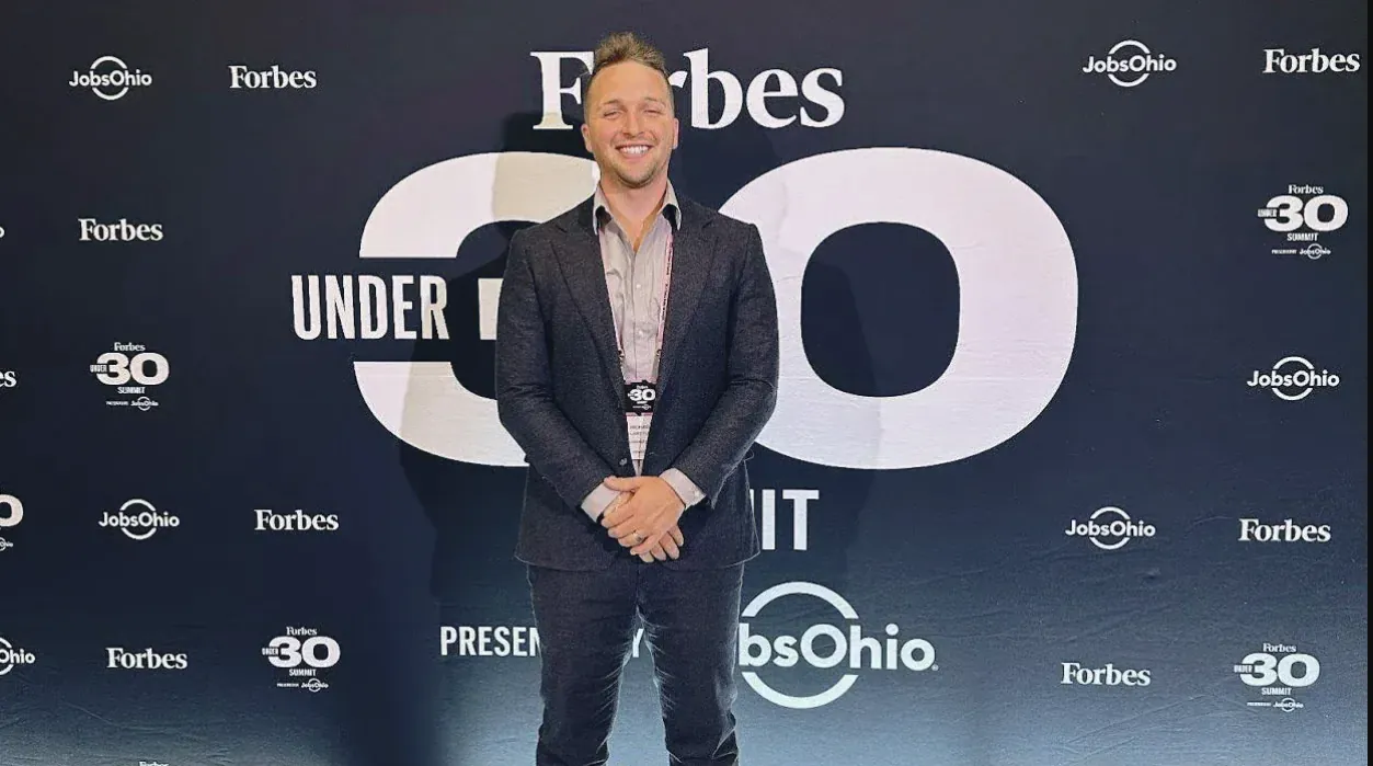 Michael Lanctot at the Forbes Under 30 event.